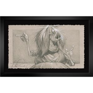 Madam Mim ''I'm Afraid I'll Have to Destroy You'' Framed Print by Heather Edwards - The Sword in the Stone - Signed Limited Edition