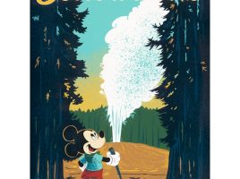 Mickey Mouse ”Yellowstone” Gallery Wrapped Canvas by Bret Iwan – Limited Edition is now out