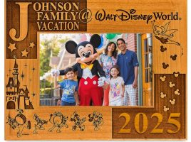 Walt Disney World 2025 Photo Frame by Arribas – 4” x 6” – Personalized now available for purchase