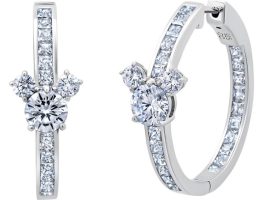 Mickey Mouse Icon Hoop Earrings by CRISLU is available online for purchase