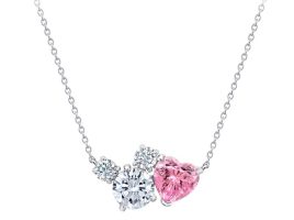 Mickey Mouse Icon and Heart Necklace by CRISLU is now out