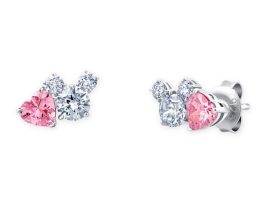 Mickey Mouse Icon and Heart Earrings by CRISLU is now out