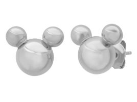 Mickey Mouse Icon Sterling Silver Earrings by CRISLU here now