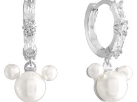 Mickey Mouse Icon Pearl Earrings by Rebecca Hook now out for purchase