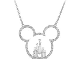 Mickey Mouse Icon Fantasyland Castle Necklace by Rebecca Hook – Purchase Online Now