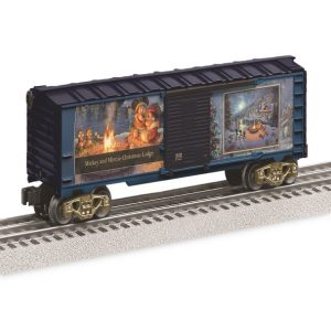 Mickey and Minnie Mouse ''Christmas Lodge'' Thomas Kinkade Studios Train Car by Lionel