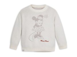 Minnie Mouse Pullover for Baby by Barefoot Dreams now available