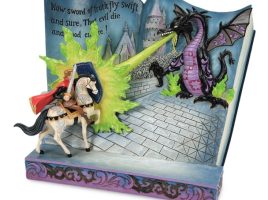 Prince Phillip and Maleficent as Dragon Storybook Figure by Jim Shore – Sleeping Beauty – Get It Here