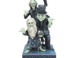 Ezra Phineas and Gus ”Beware of Hitchhiking Ghosts” Figure by Jim Shore – The Haunted Mansion – Buy Online Now