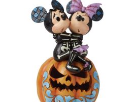 Mickey and Minnie Mouse ”Spine Tingling Sweethearts” Light-Up Figure by Jim Shore – Buy It Today!