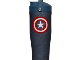 Captain America Stainless Steel Protein Shaker by Corkcicle is now available online
