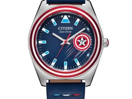 Captain America Eco-Drive Watch for Adults by Citizen – Blue has hit the shelves for purchase