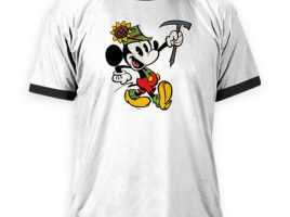 Mickey Mouse Yodelberg Ringer Tee for Men – Customizable | Disney Store now out for purchase
