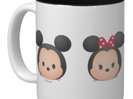 ”Tsum Tsum” Mickey and Minnie Mouse Mug – Customizable | Disney Store available online for purchase