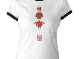 Big Hero 6 Baymax Mech Ringer Tee for Women – Customizable | Disney Store is here now