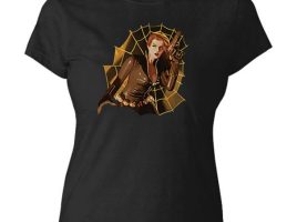 Black Widow Deadly Web Tee for Women – Customizable | Disney Store available online