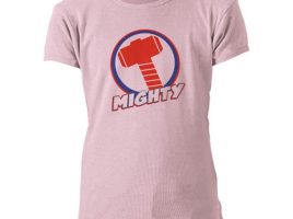 Thor Mighty Logo Tee for Girls – Customizable | Disney Store is here now