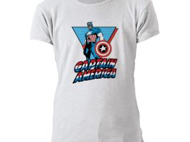 Captain America Retro Tee for Girls – Customizable | Disney Store has hit the shelves for purchase