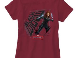 Black Widow Tee for Women: Captain America: Civil War – Customizable | Disney Store now out