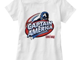 Captain America: Civil War Logo Tee for Women – Customizable | Disney Store is here now