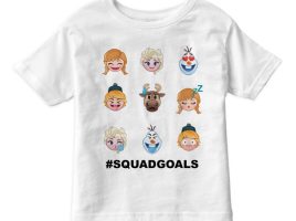Frozen Emoji Characters Tee for Kids – Customizable | Disney Store is now available