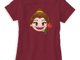 Belle Emoji Tee for Women – Customizable | Disney Store is available online