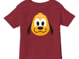 Pluto Emoji Tee for Kids – Customizable | Disney Store – Buy Now