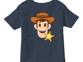 Woody Emoji Tee for Kids – Customizable | Disney Store can now be purchased online