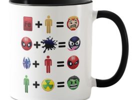 Marvel Emoji Character Equation Coffee Mug – Customizable | Disney Store is now out for purchase