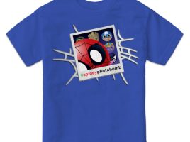 Spider-Man Photobomb Marvel Emoji Tee for Kids – Customizable | Disney Store now available for purchase