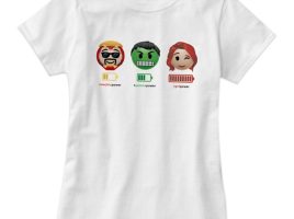 Avengers Power Emoji Tee for Women – Customizable | Disney Store now available