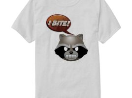 ”I Bite!” Rocket Text Emoji Tee for Men – Customizable | Disney Store is here now