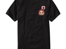 Black Widow Emoji Tee for Men – Customizable | Disney Store now available online