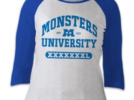 Monsters University Raglan Tee for Women – Customizable | Disney Store – Buy It Today!