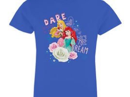 Disney Princess ”Dare to Dream” Tee for Girls – Customizable | Disney Store available online for purchase