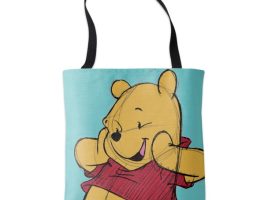 Winnie the Pooh Sketch Tote – Customizable | Disney Store now out for purchase