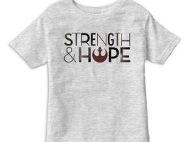Star Wars ”Strength & Hope” Tee for Boys – Customizable | Disney Store has hit the shelves for purchase