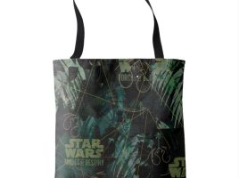 Star Wars Jyn Pattern Tote – Customizable | Disney Store is now available for purchase