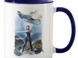 Star Wars: The Last Jedi Rey & Millenium Falcon Mug – Customizable | Disney Store is now available for purchase