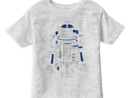 Star Wars: The Last Jedi R2-D2 Line Art T-Shirt for Kids – Customizable | Disney Store now available for purchase