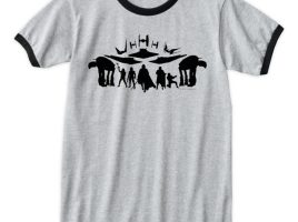 Star Wars: The Last Jedi First Order Silhouette Ringer T-Shirt for Men – Customizable | Disney Store – Purchase Online Now