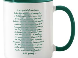 Princess Leia Quote Coffee Mug – Customizable | Disney Store can now be purchased online