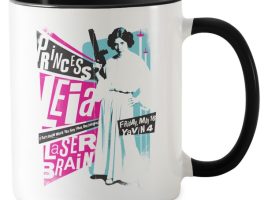 Princess Leia ”Laser Brain” Mug – Star Wars – Customizable | Disney Store available online for purchase