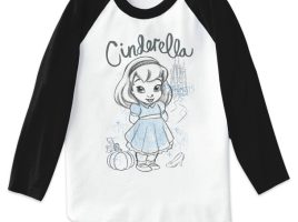 Cinderella Disney Animators’ Collection Raglan T-Shirt for Kids – Customizable | Disney Store – Purchase Online Now