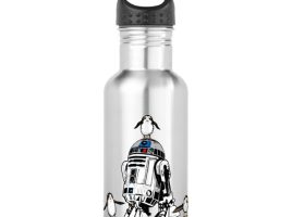 Star Wars: The Last Jedi R2-D2 & Porgs Water Bottle – Customizable | Disney Store now out for purchase