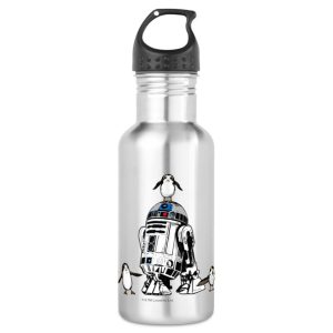 Star Wars: The Last Jedi R2-D2 & Porgs Water Bottle - Customizable | Disney Store
