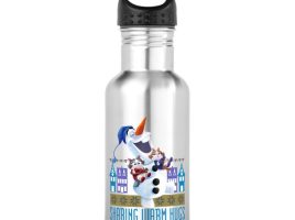 Olaf’s Frozen Adventure Sharing Warm Hugs Water Bottle – Customizable | Disney Store – Buy Online Now
