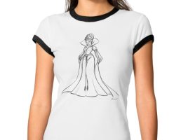 Evil Queen Ringer T-Shirt – Art of Disney Villains Designer Collection – Women | Disney Store is now available