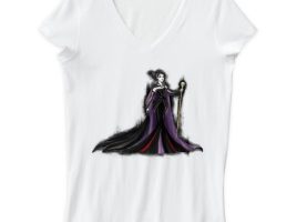 Maleficent V-Neck T-shirt – Art of Disney Villains Designer Collection – Women | Disney Store is now out for purchase