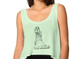 Ariel Cropped Tank for Women – Art of Princess Designer Collection | Disney Store – Buy Now